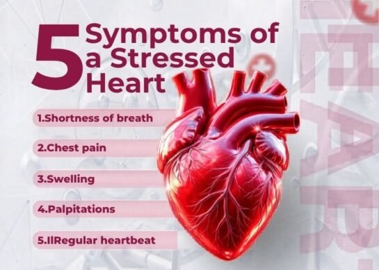5 Symptoms of a Stressed Heart – A Complete Guide by Mcure Health