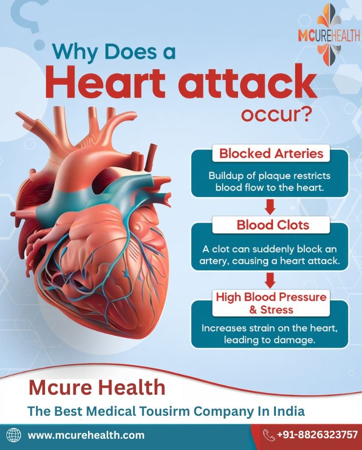 Why Heart Attacks Occur | Causes, Symptoms & Treatment with Mcure Health India