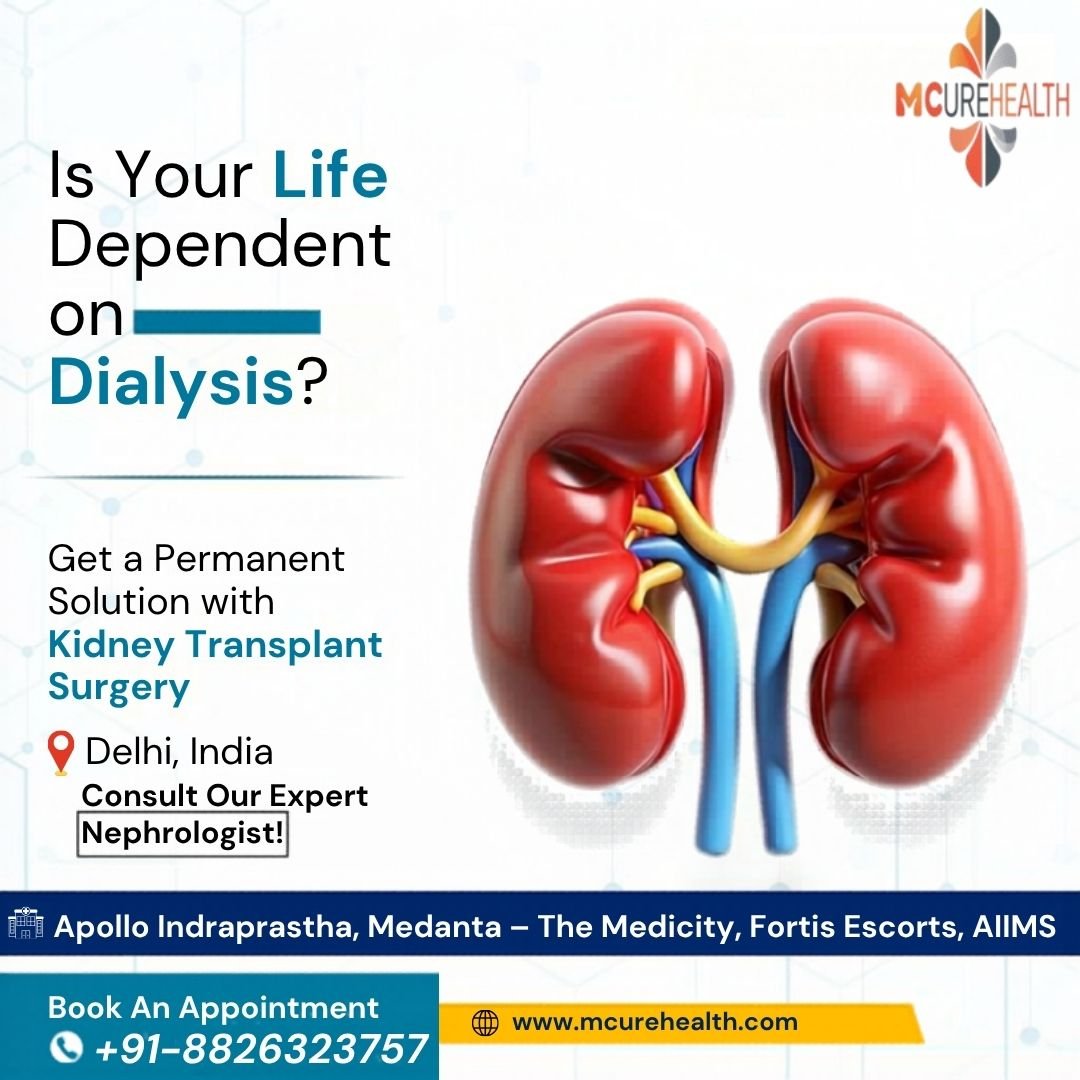 Mcure Health | Get a Permanent Solution with Kidney Transplant Surgery In India