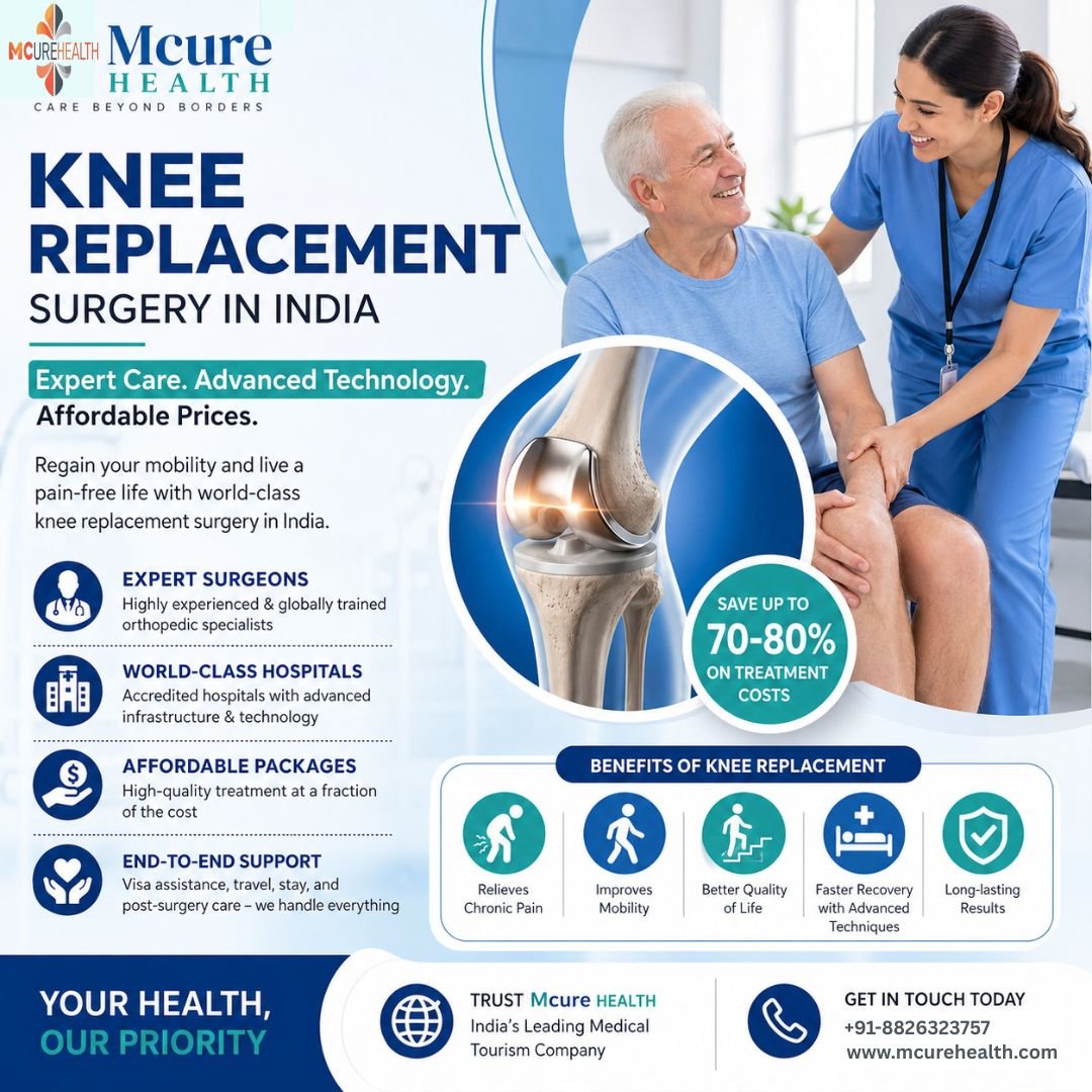 Knee Replacement Surgery in India with Mcure Health