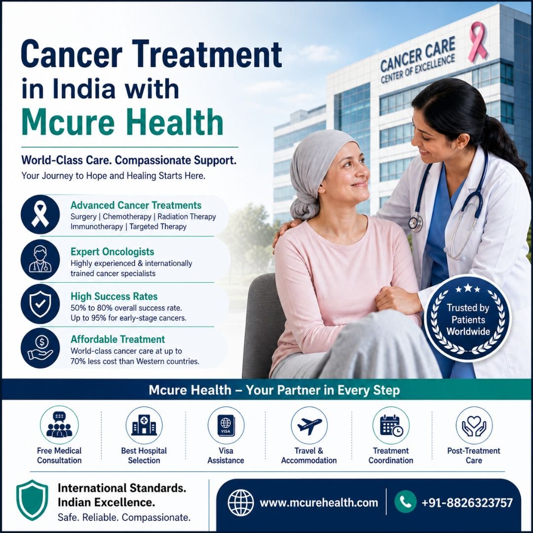 Cancer Treatment in India with Mcure Health – A Complete Guide for International Patients