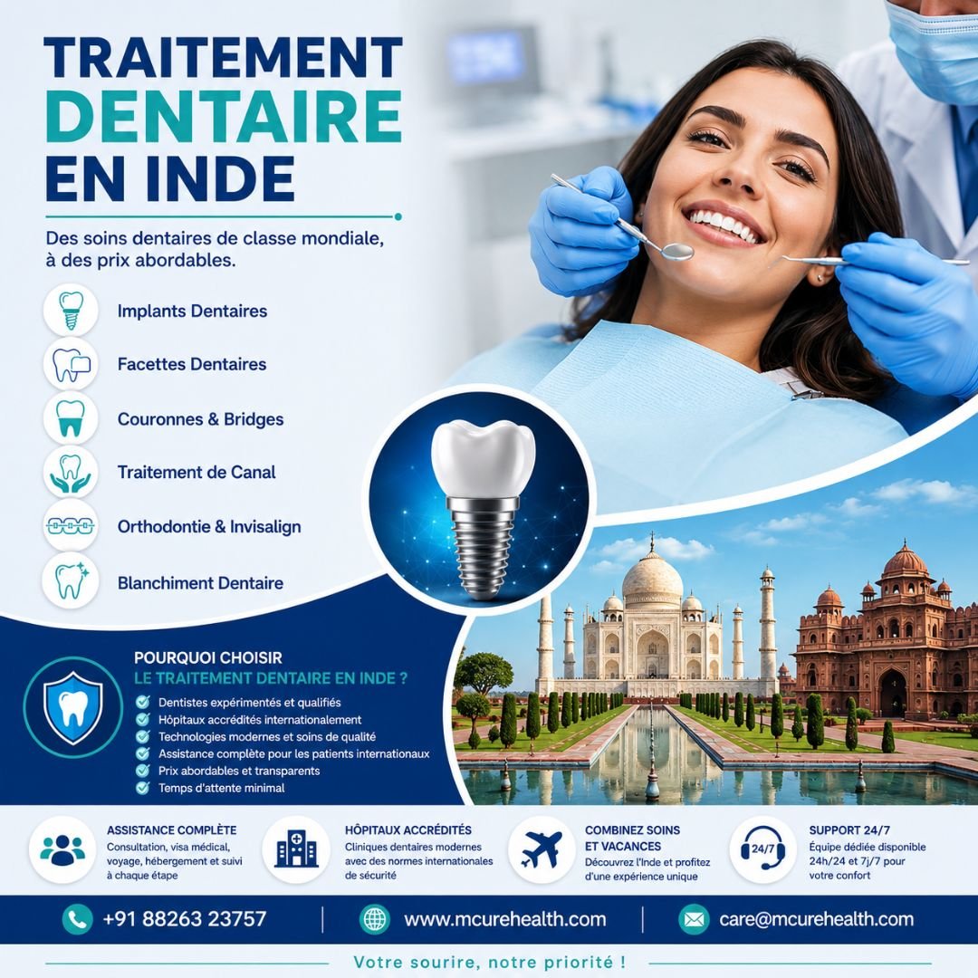 Traitement Dentaire en Inde avecMcure Health
