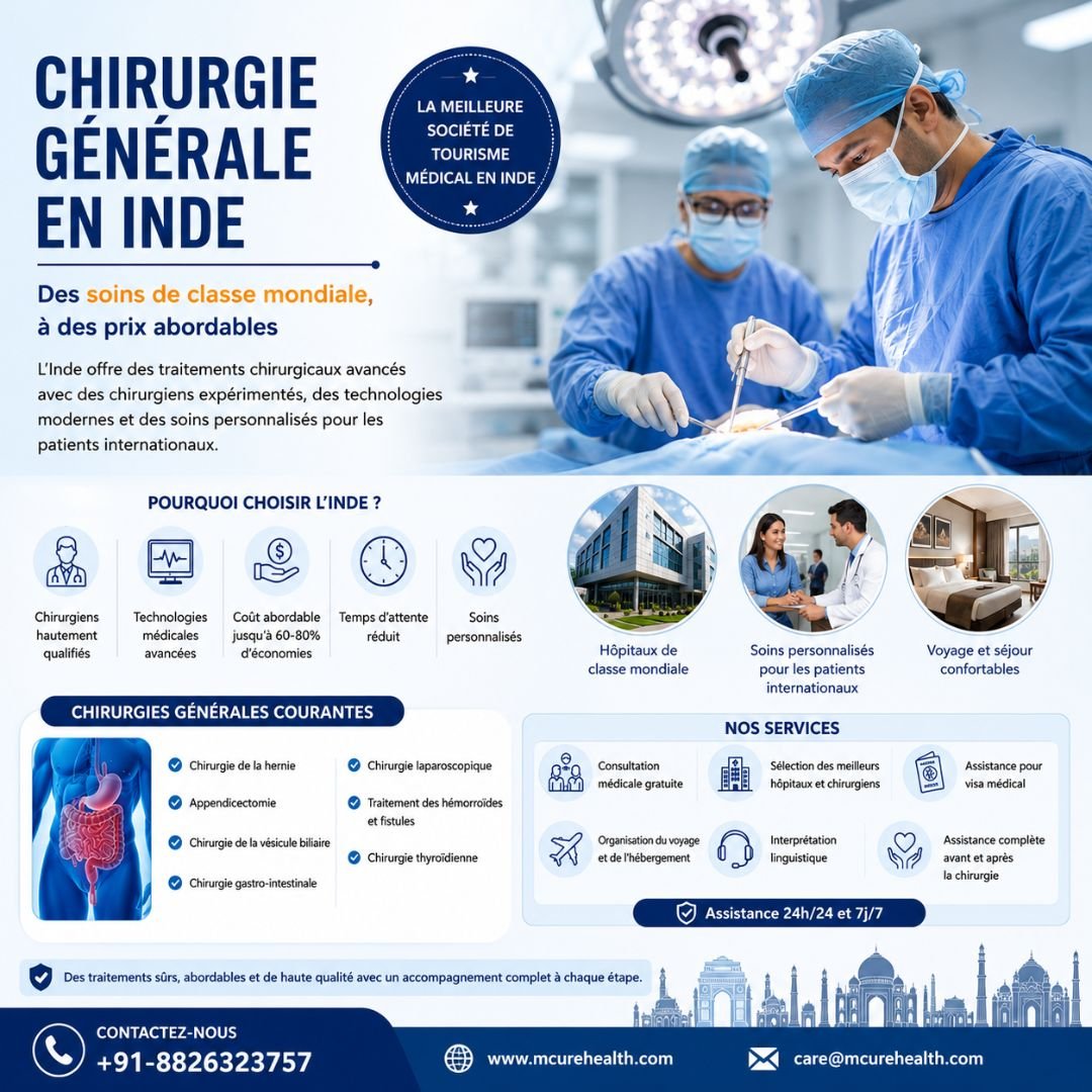 Chirurgie Générale en Inde avec Mcure Health