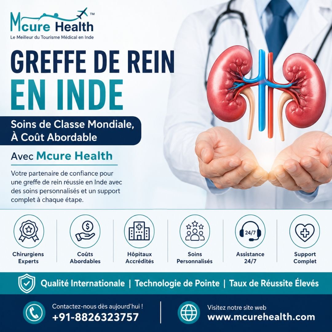Greffe de Rein en Inde avec Mcure Health : Soins de Classe Mondiale à Coût Abordable