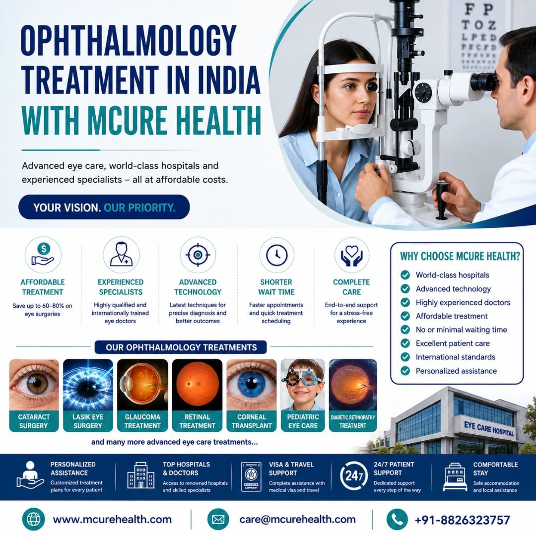 Ophthalmology Treatment in India with Mcure Health