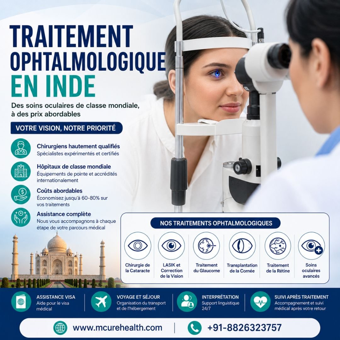 Traitement Ophtalmologique en Inde avec Mcure Health