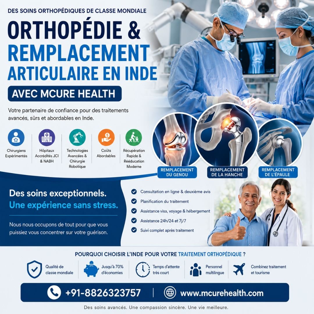 Orthopédie et Remplacement Articulaire en Inde avecMcure Health