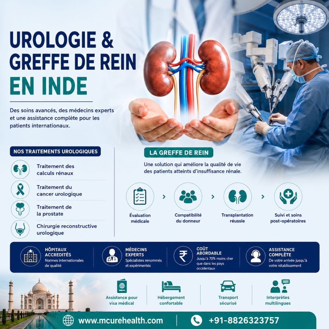 Urologie et Greffe de Rein en Inde avecMcure Health