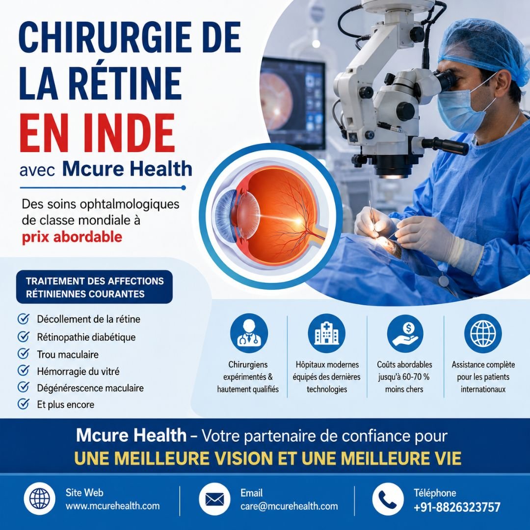 Chirurgie de la Rétine en Inde avec Mcure Health