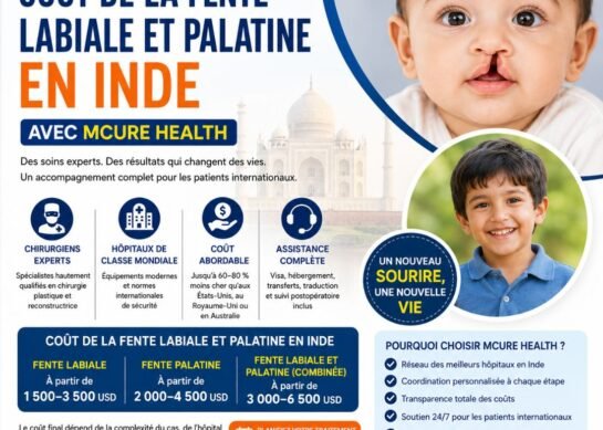 Coût du traitement de la fente labio-palatine en Inde