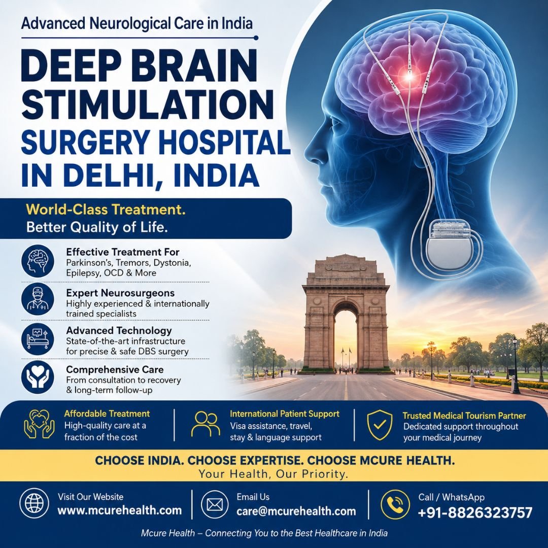 Mcure Health | Deep Brain Stimulation Surgery Hospital in Delhi, India
