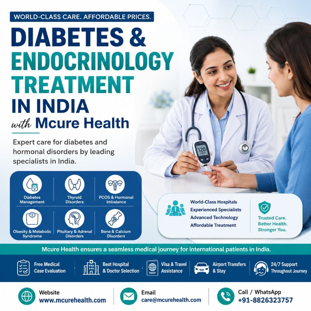 Diabetes & Endocrinology Treatment in India with Mcure Health