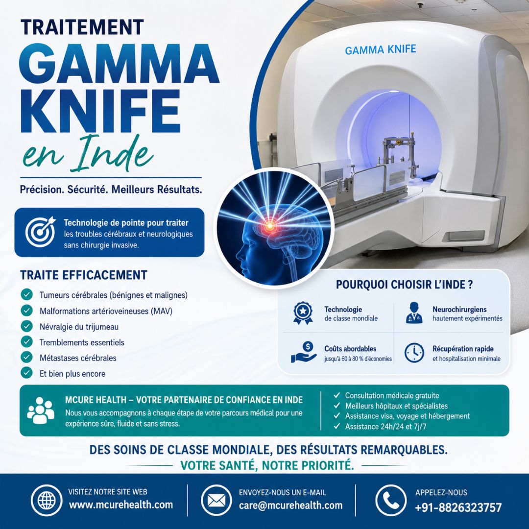 Traitement Gamma Knife en Inde avec Mcure Health