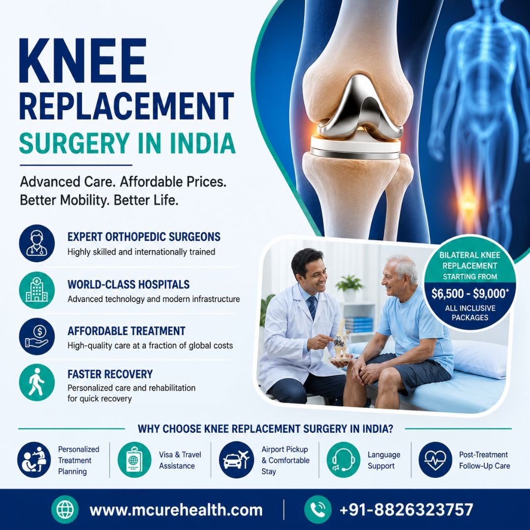 Knee Replacement Surgery in India with Mcure Health