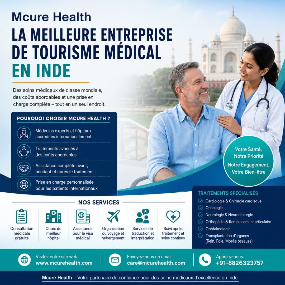 Mcure Health : La Meilleure Entreprise de Tourisme Médical en Inde