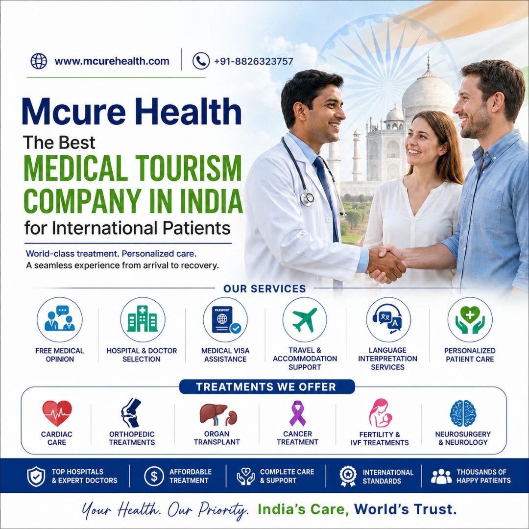 Mcure Health: The Best Medical Tourism Company in India for International Patients