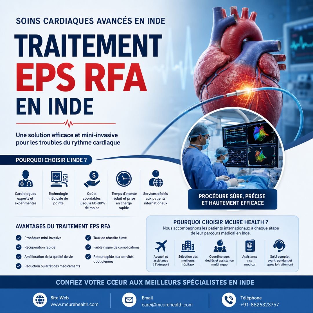 Traitement Cardiaque EPS RFA en Inde avec Mcure Health