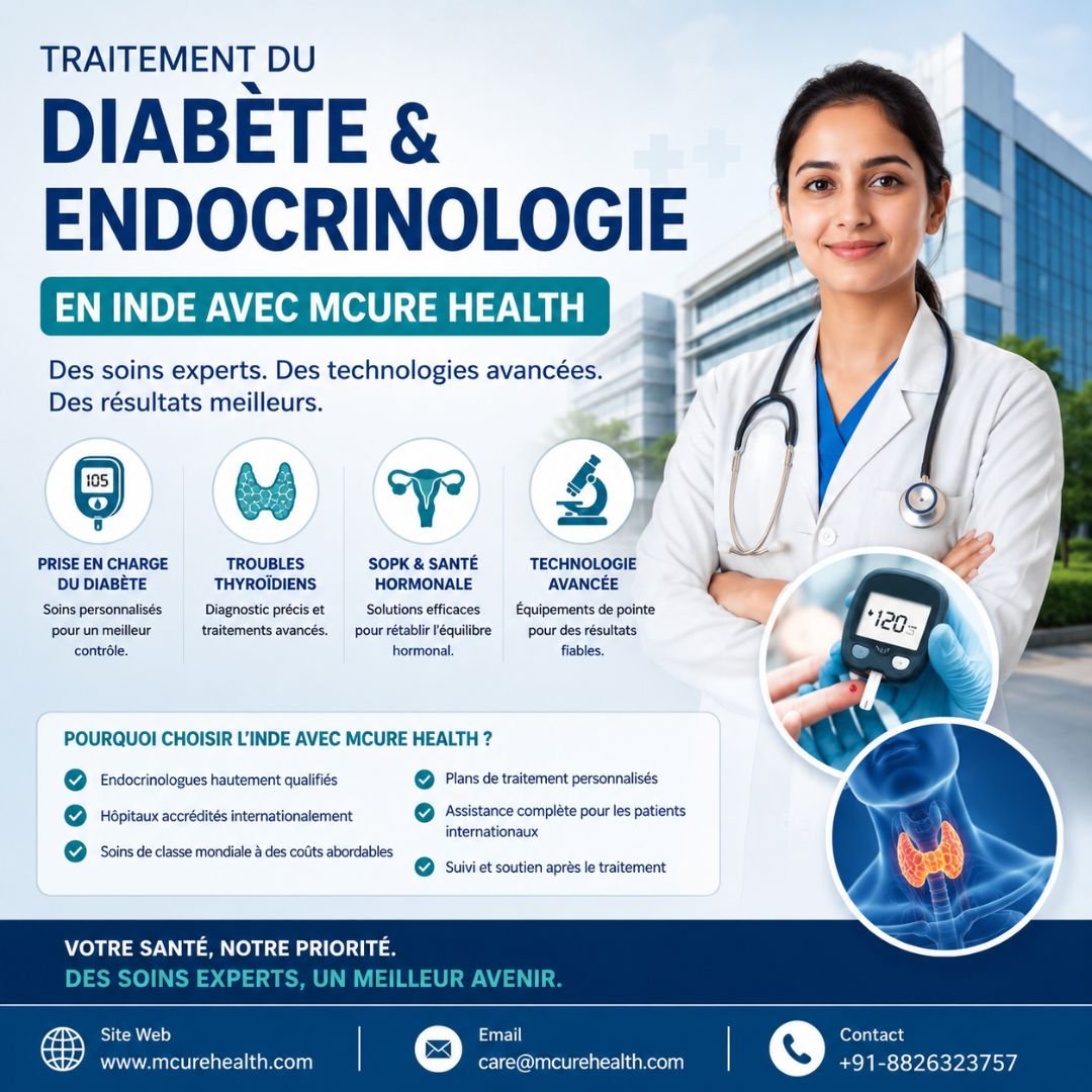 Traitement du Diabète et des Troubles Endocriniens en Inde avec Mcure Health