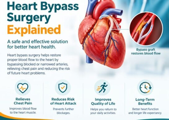 Heart Bypass Surgery Explained: Procedure, Benefits, Recovery & What Patients Should Know