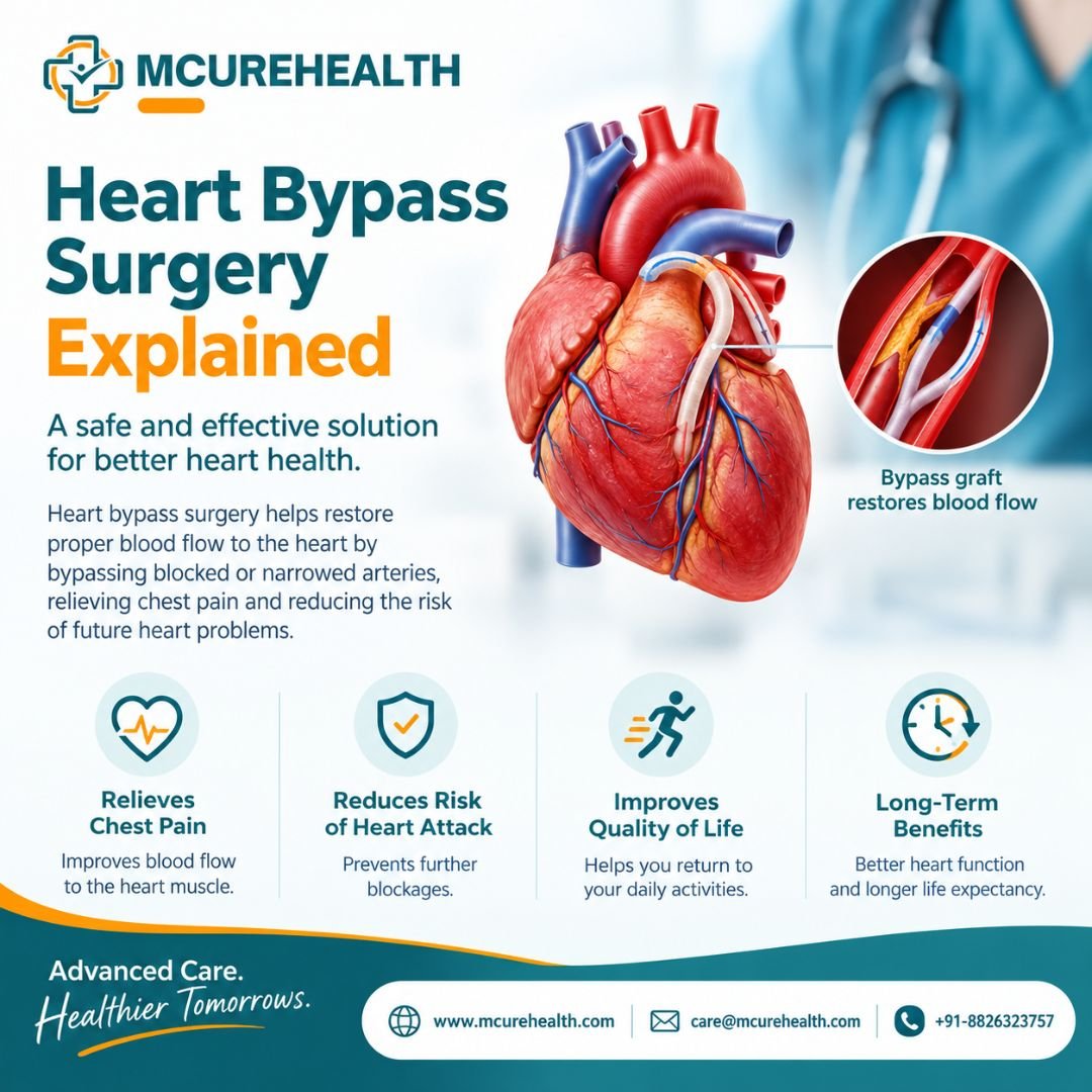 Heart Bypass Surgery Explained: Procedure, Benefits, Recovery & What Patients Should Know